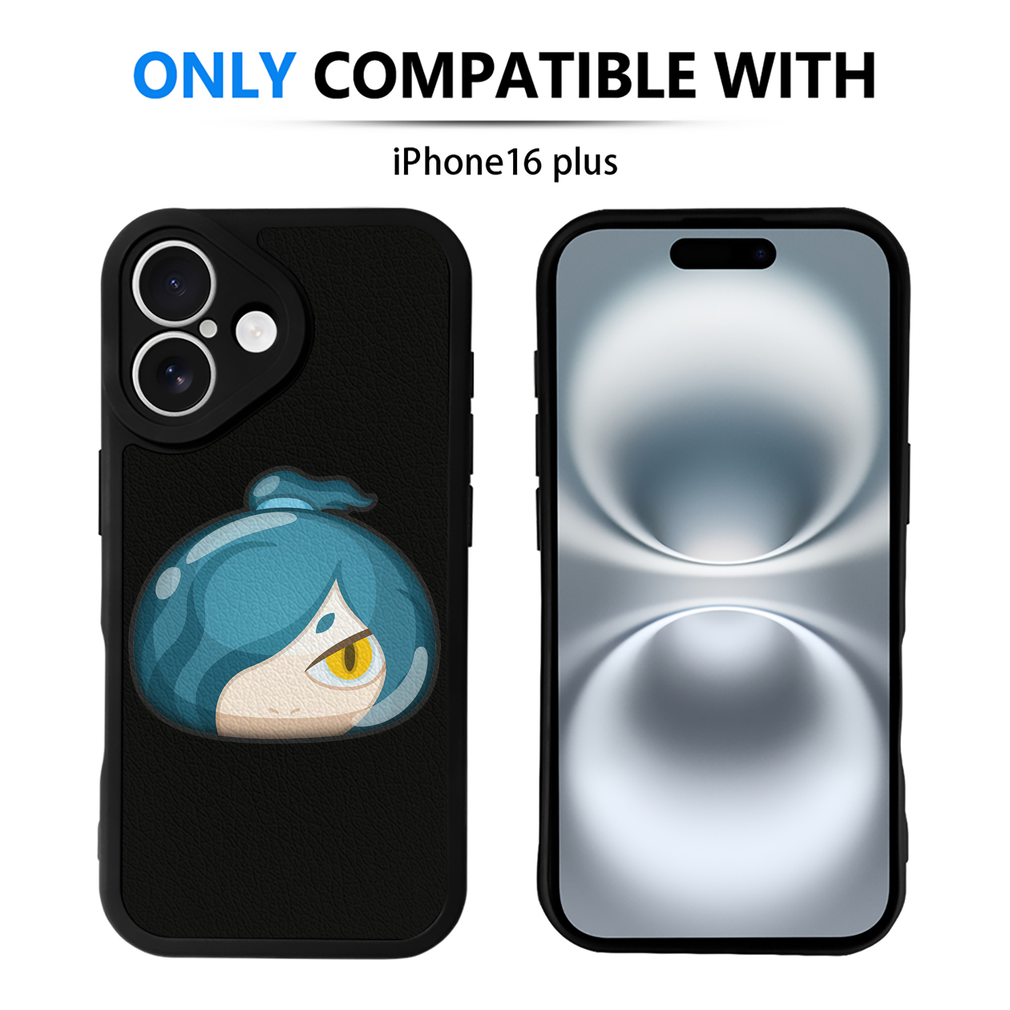 （画像用） 妖怪ウォッチ Yo-kai Watch 【iPhone 16シリーズ対応】シリコンスマホケース（レザー調） 材質：シリコン